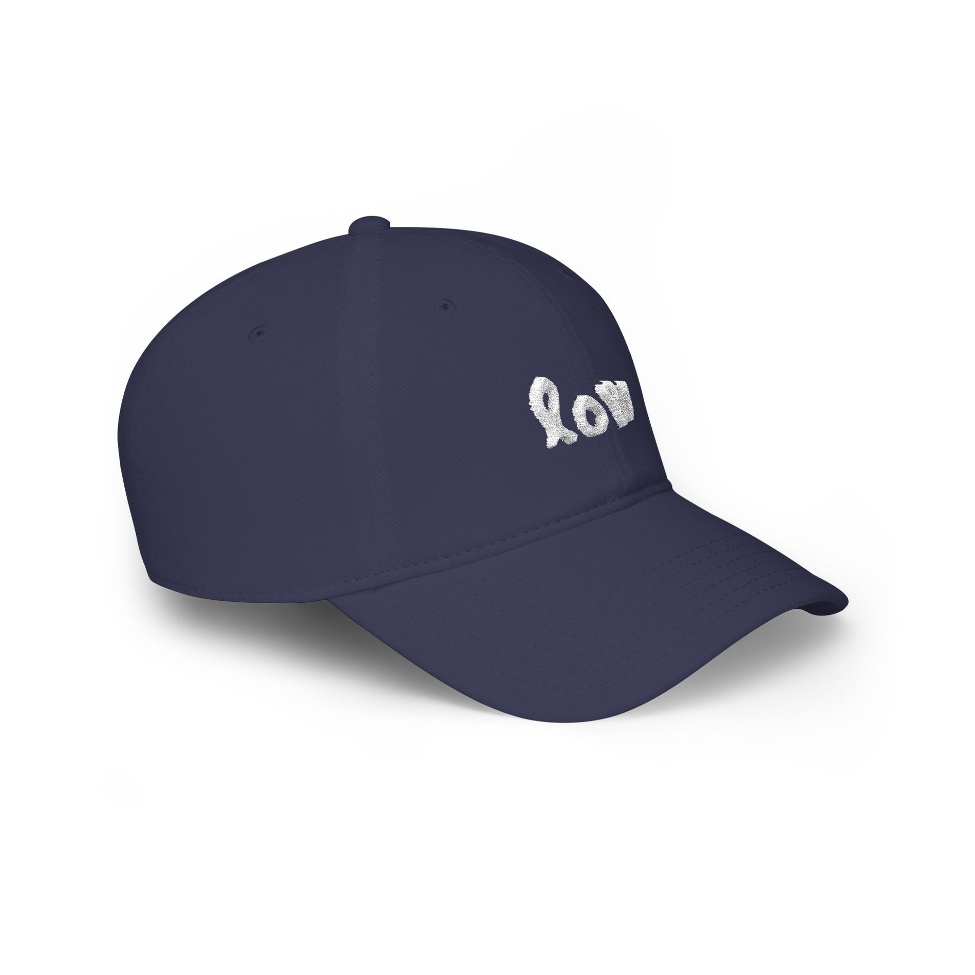 Green cap with a small logo on a white background
