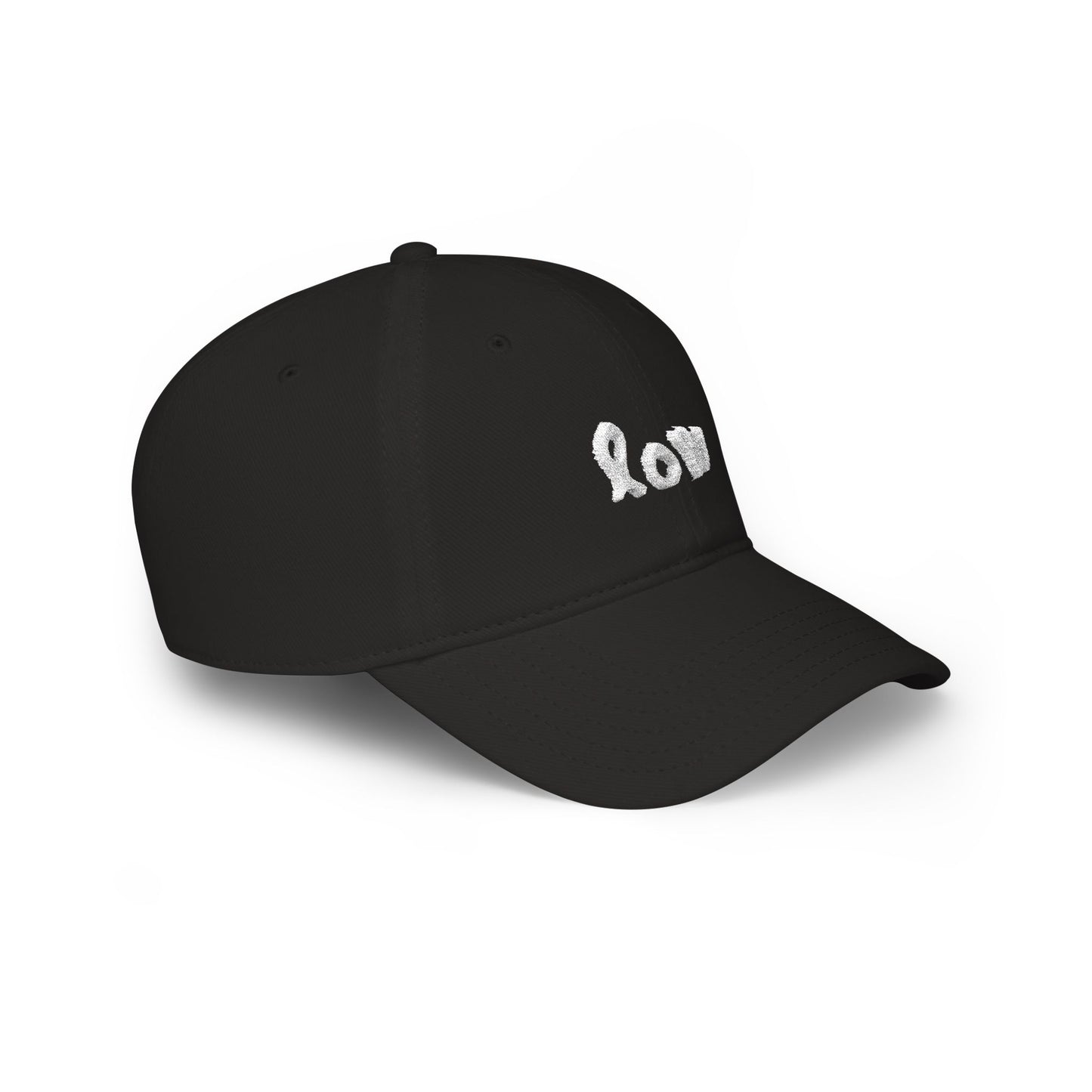 Green cap with a small logo on a white background